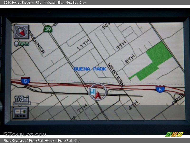 Alabaster Silver Metallic / Gray 2010 Honda Ridgeline RTL