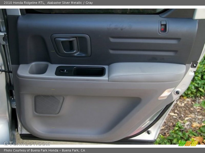 Alabaster Silver Metallic / Gray 2010 Honda Ridgeline RTL