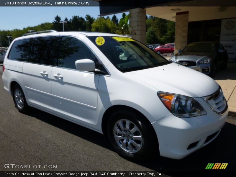 Taffeta White / Gray 2010 Honda Odyssey EX-L