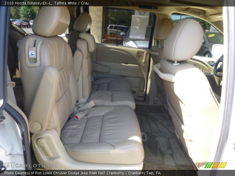 Taffeta White / Gray 2010 Honda Odyssey EX-L