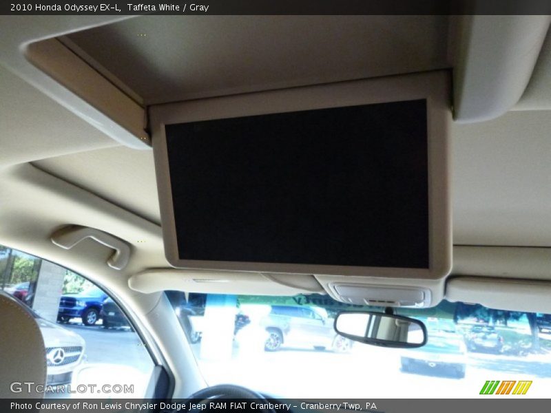 Taffeta White / Gray 2010 Honda Odyssey EX-L