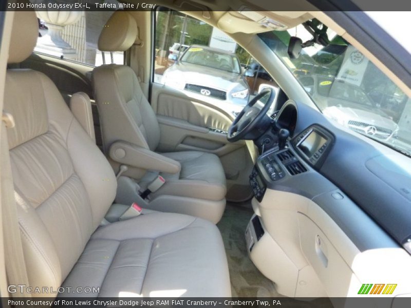 Taffeta White / Gray 2010 Honda Odyssey EX-L