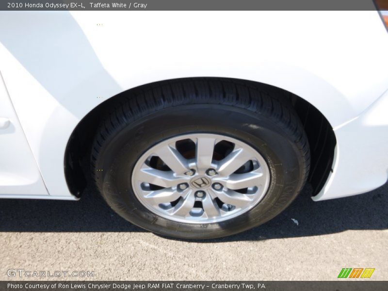 Taffeta White / Gray 2010 Honda Odyssey EX-L