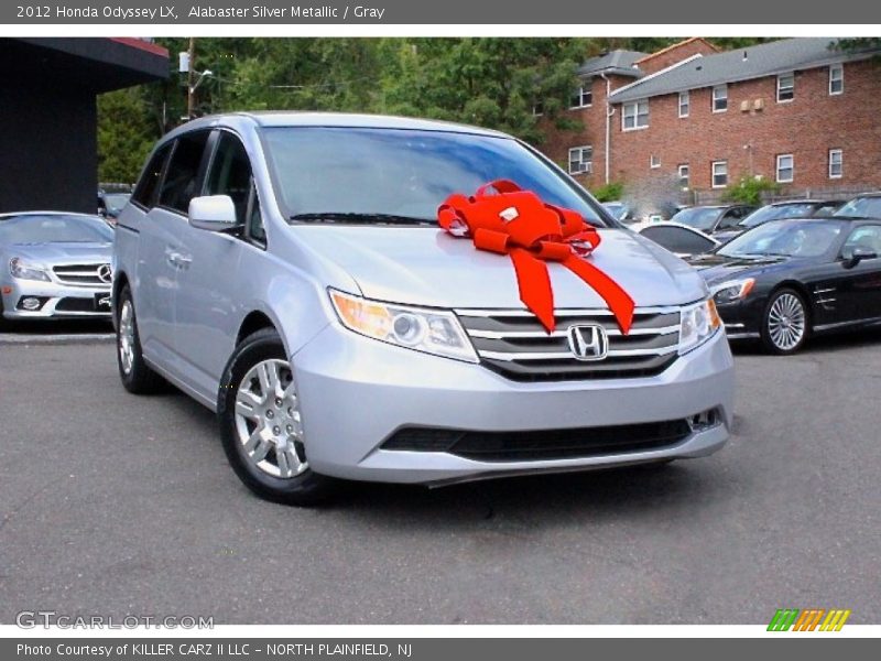 Alabaster Silver Metallic / Gray 2012 Honda Odyssey LX