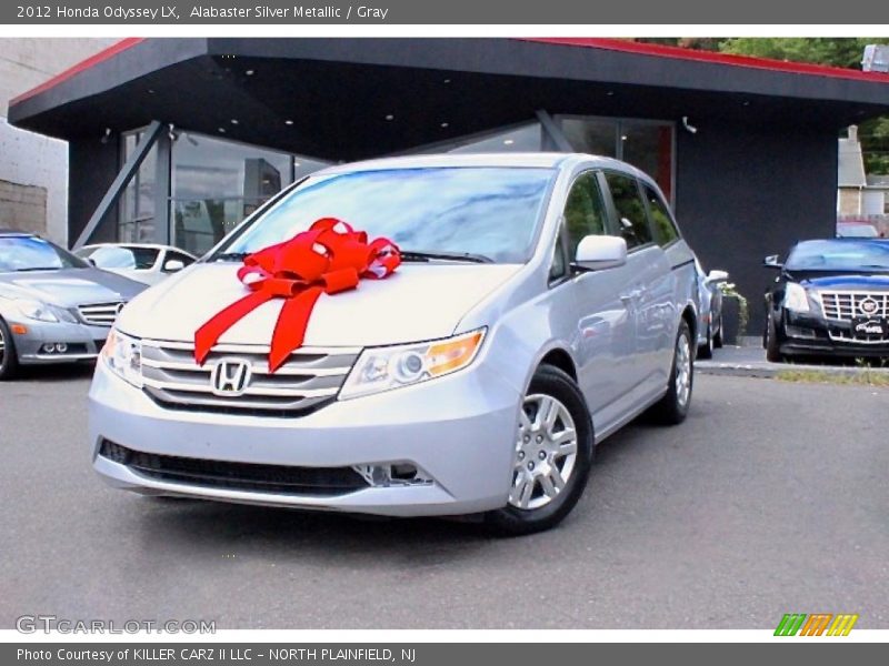 Alabaster Silver Metallic / Gray 2012 Honda Odyssey LX
