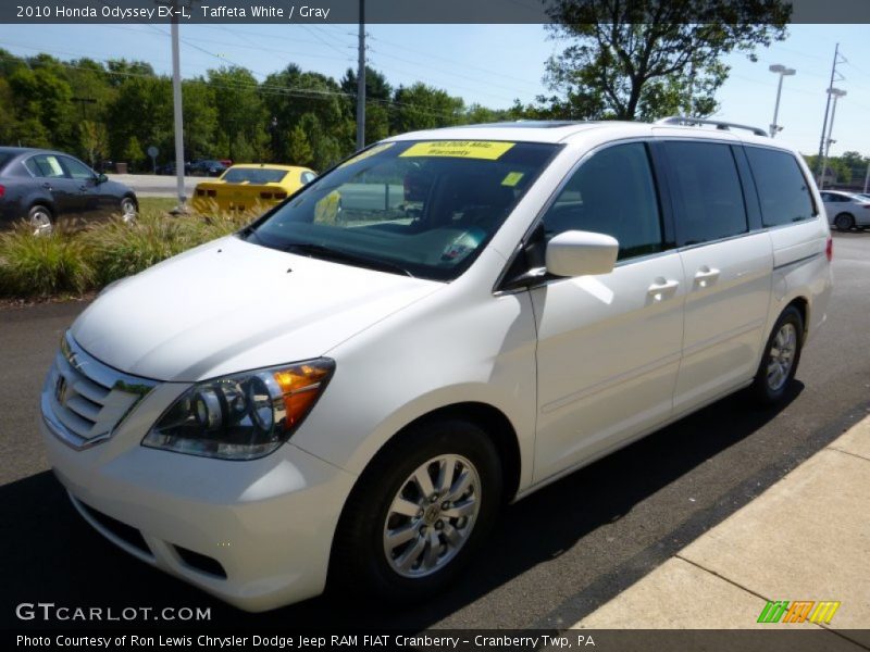 Taffeta White / Gray 2010 Honda Odyssey EX-L