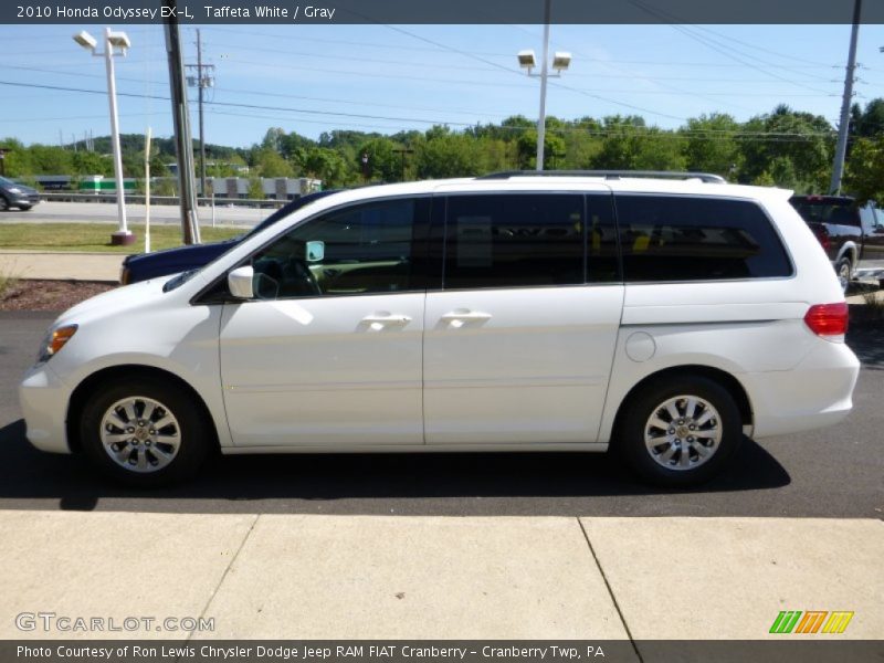 Taffeta White / Gray 2010 Honda Odyssey EX-L