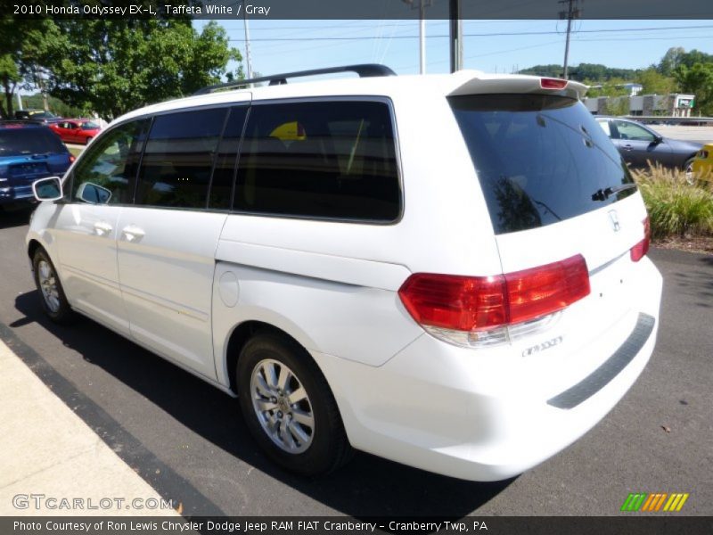 Taffeta White / Gray 2010 Honda Odyssey EX-L