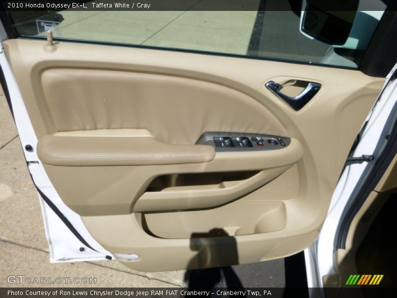 Taffeta White / Gray 2010 Honda Odyssey EX-L