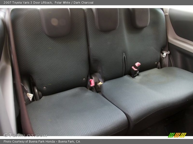 Polar White / Dark Charcoal 2007 Toyota Yaris 3 Door Liftback