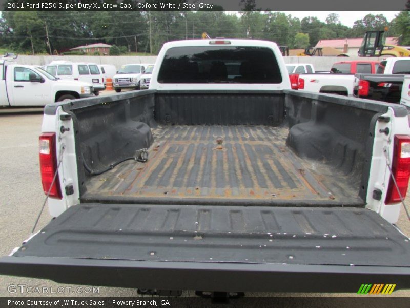Oxford White / Steel Gray 2011 Ford F250 Super Duty XL Crew Cab