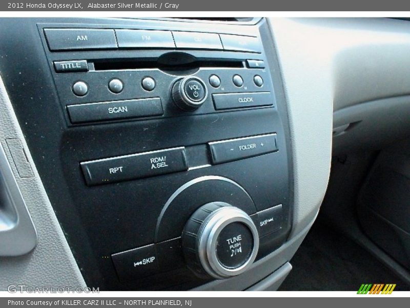 Alabaster Silver Metallic / Gray 2012 Honda Odyssey LX
