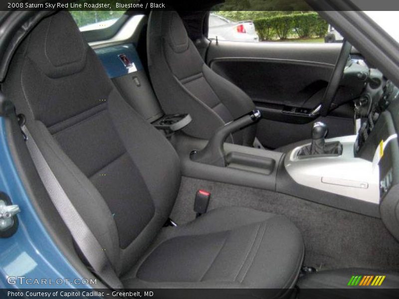 Bluestone / Black 2008 Saturn Sky Red Line Roadster