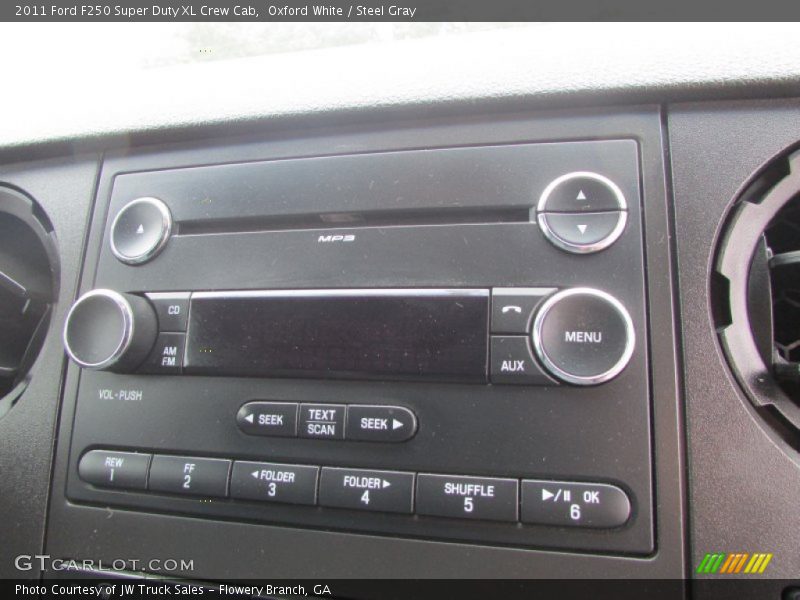 Oxford White / Steel Gray 2011 Ford F250 Super Duty XL Crew Cab