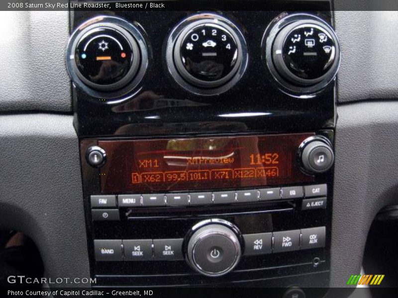 Bluestone / Black 2008 Saturn Sky Red Line Roadster