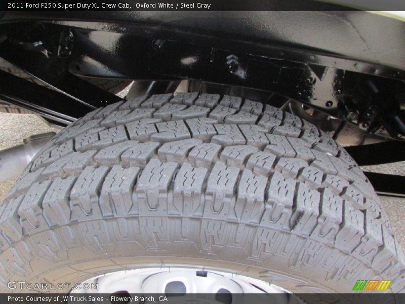 Oxford White / Steel Gray 2011 Ford F250 Super Duty XL Crew Cab
