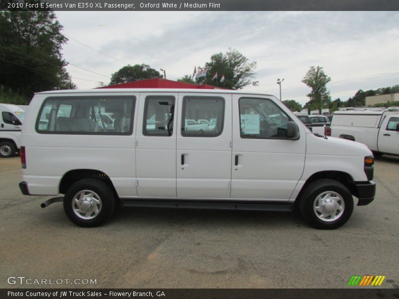 Oxford White / Medium Flint 2010 Ford E Series Van E350 XL Passenger