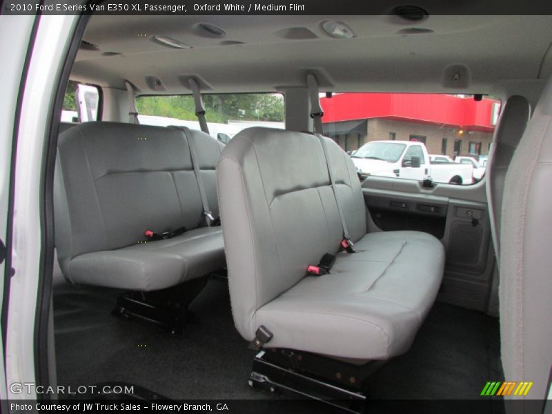 Oxford White / Medium Flint 2010 Ford E Series Van E350 XL Passenger