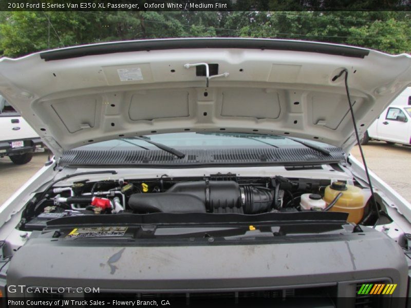 Oxford White / Medium Flint 2010 Ford E Series Van E350 XL Passenger