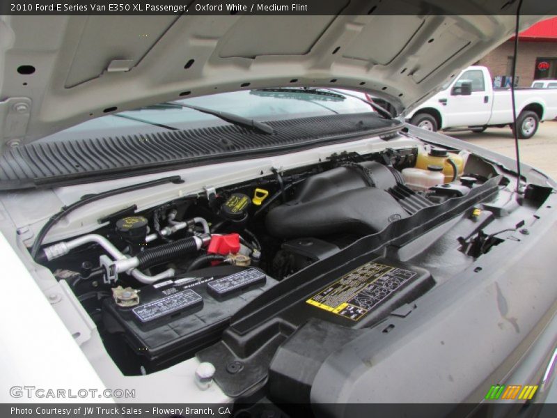 Oxford White / Medium Flint 2010 Ford E Series Van E350 XL Passenger