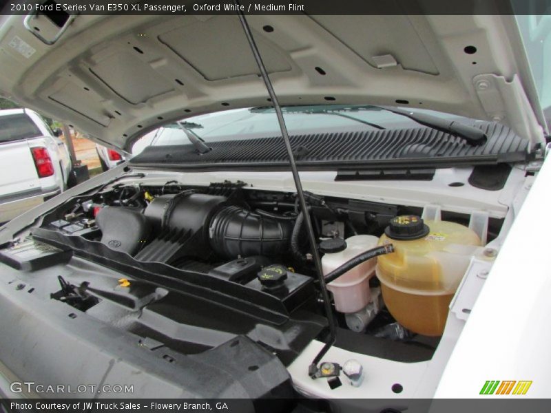 Oxford White / Medium Flint 2010 Ford E Series Van E350 XL Passenger
