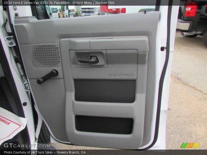 Oxford White / Medium Flint 2010 Ford E Series Van E350 XL Passenger