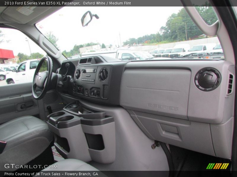 Oxford White / Medium Flint 2010 Ford E Series Van E350 XL Passenger