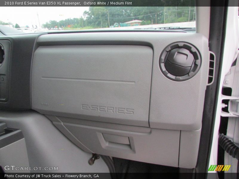 Oxford White / Medium Flint 2010 Ford E Series Van E350 XL Passenger