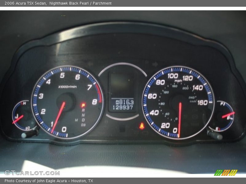 Nighthawk Black Pearl / Parchment 2006 Acura TSX Sedan