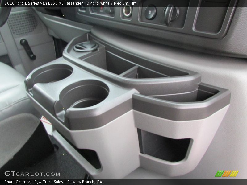 Oxford White / Medium Flint 2010 Ford E Series Van E350 XL Passenger