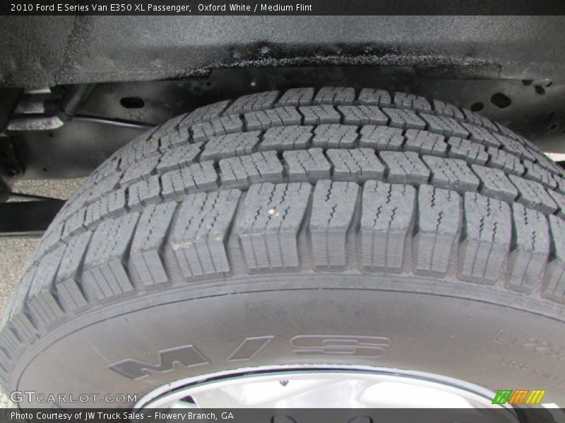 Oxford White / Medium Flint 2010 Ford E Series Van E350 XL Passenger