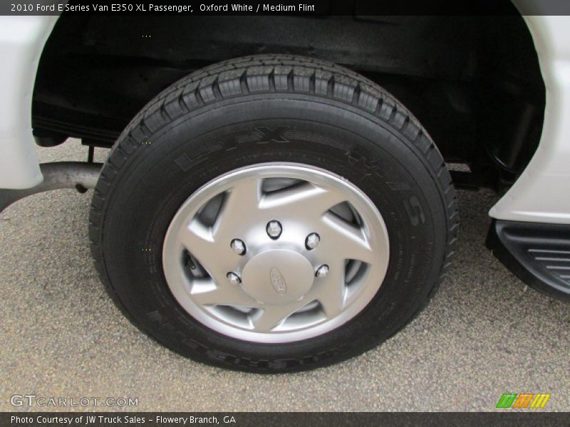 Oxford White / Medium Flint 2010 Ford E Series Van E350 XL Passenger