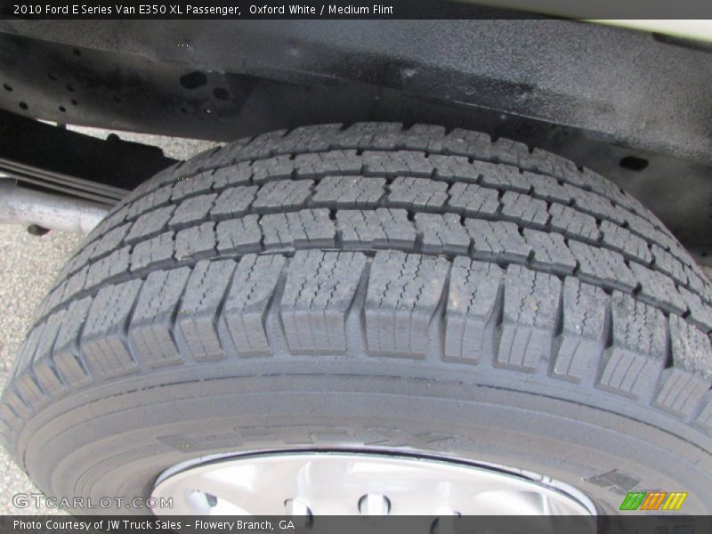 Oxford White / Medium Flint 2010 Ford E Series Van E350 XL Passenger