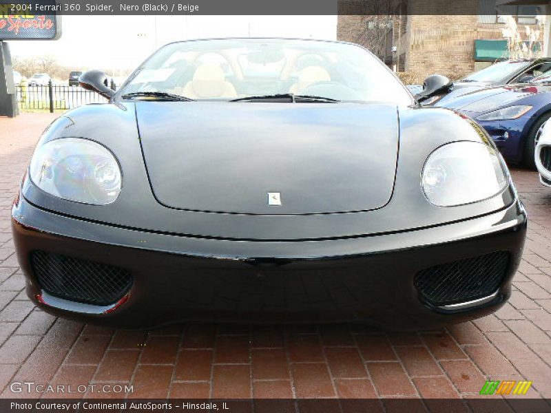 Nero (Black) / Beige 2004 Ferrari 360  Spider