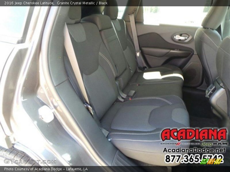 Granite Crystal Metallic / Black 2016 Jeep Cherokee Latitude