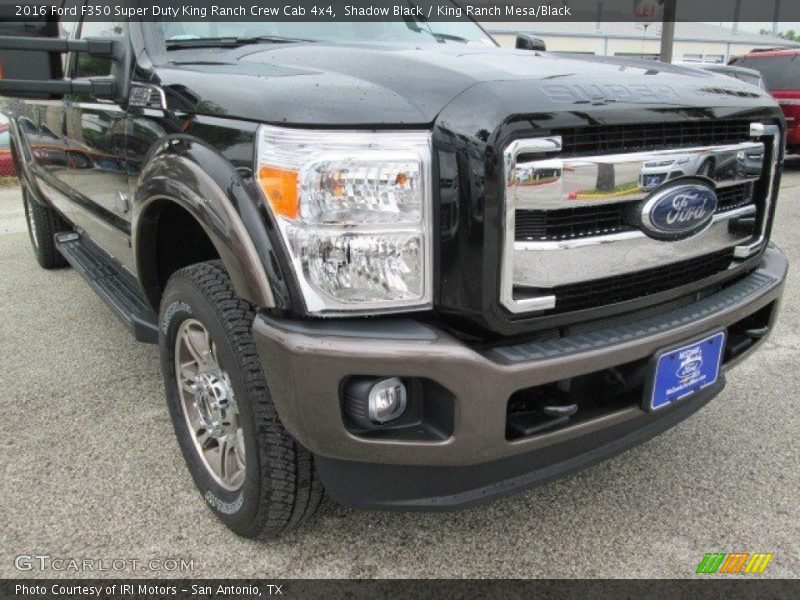 Shadow Black / King Ranch Mesa/Black 2016 Ford F350 Super Duty King Ranch Crew Cab 4x4