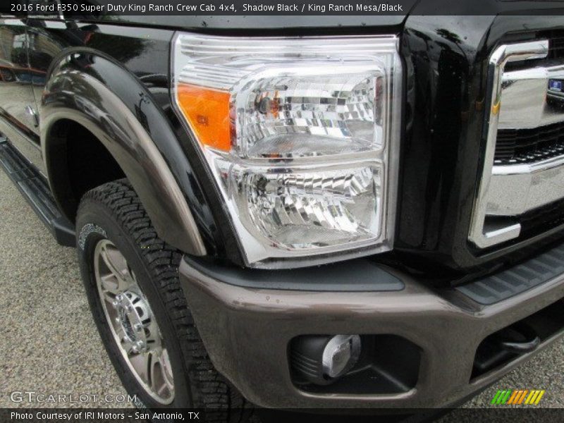 Shadow Black / King Ranch Mesa/Black 2016 Ford F350 Super Duty King Ranch Crew Cab 4x4
