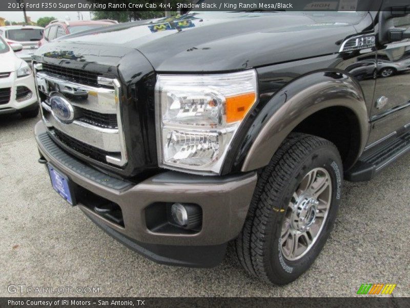 Shadow Black / King Ranch Mesa/Black 2016 Ford F350 Super Duty King Ranch Crew Cab 4x4