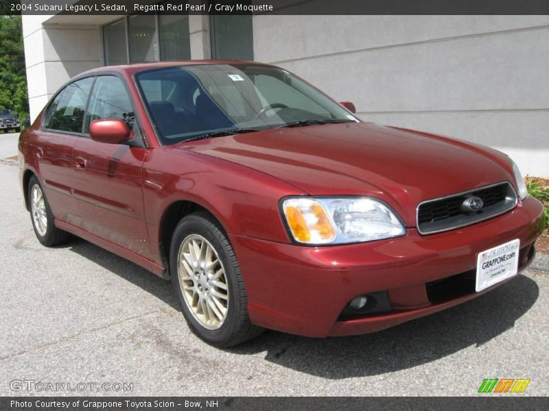 Regatta Red Pearl / Gray Moquette 2004 Subaru Legacy L Sedan