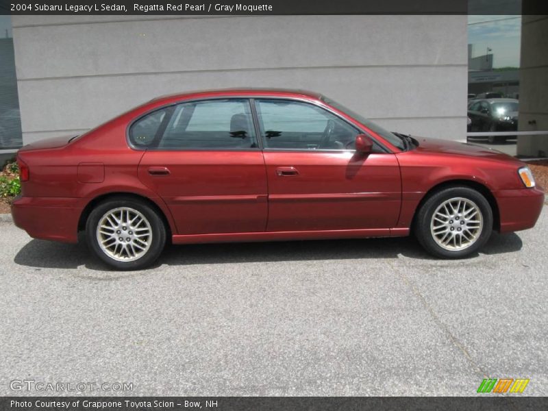Regatta Red Pearl / Gray Moquette 2004 Subaru Legacy L Sedan