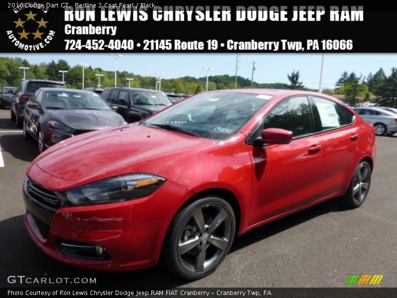 Redline 2 Coat Pearl / Black 2016 Dodge Dart GT