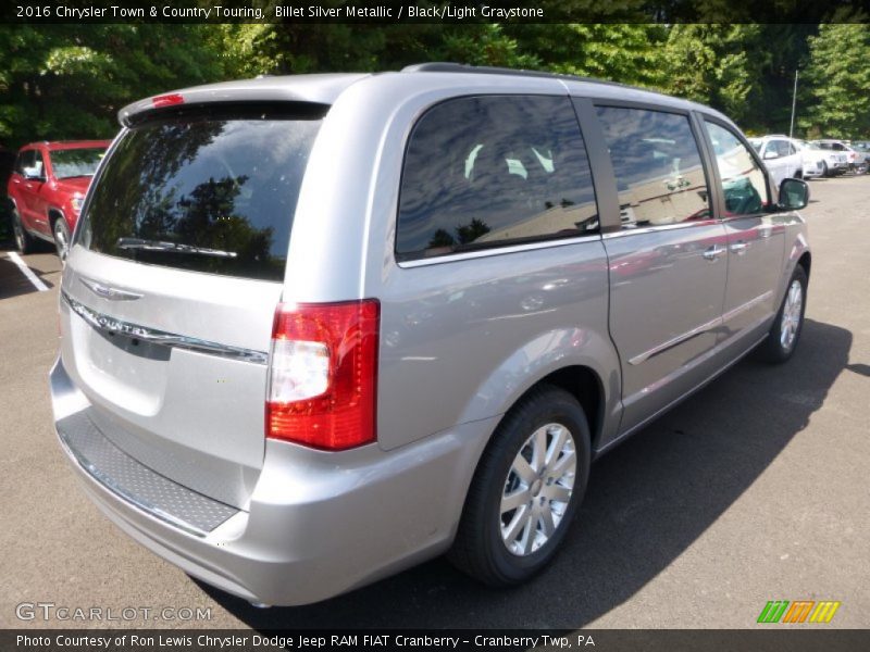 Billet Silver Metallic / Black/Light Graystone 2016 Chrysler Town & Country Touring