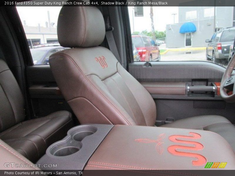 Shadow Black / King Ranch Mesa/Black 2016 Ford F350 Super Duty King Ranch Crew Cab 4x4