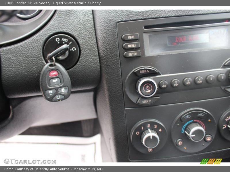 Liquid Silver Metallic / Ebony 2006 Pontiac G6 V6 Sedan