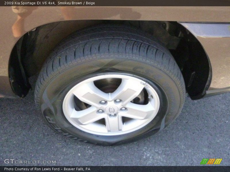 Smokey Brown / Beige 2009 Kia Sportage EX V6 4x4