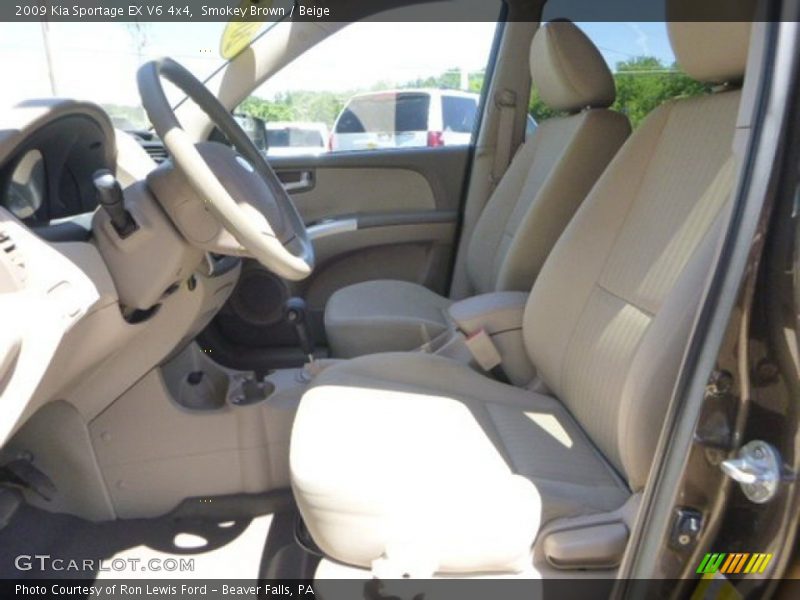 Smokey Brown / Beige 2009 Kia Sportage EX V6 4x4