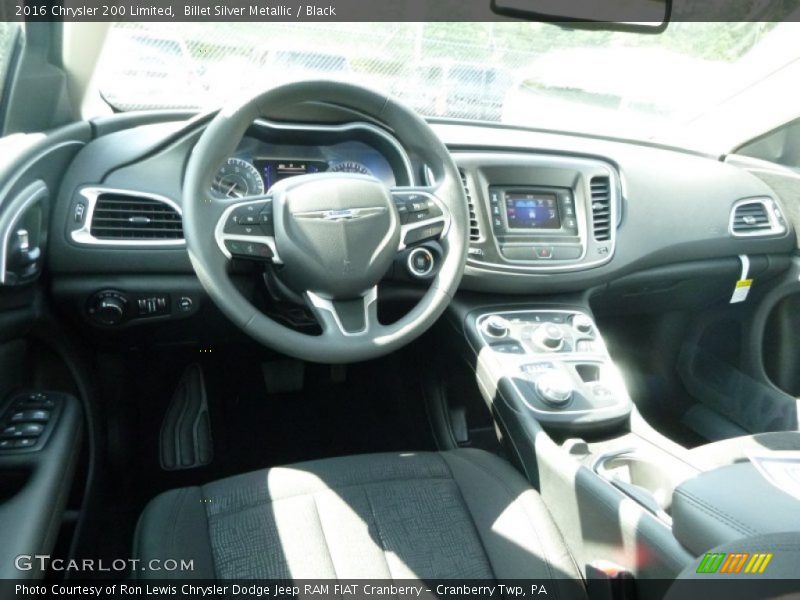Billet Silver Metallic / Black 2016 Chrysler 200 Limited
