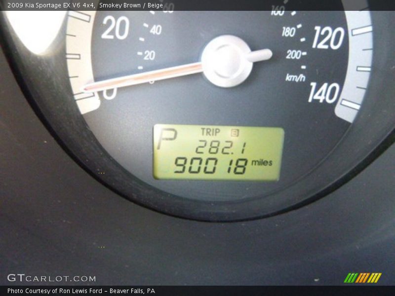 Smokey Brown / Beige 2009 Kia Sportage EX V6 4x4