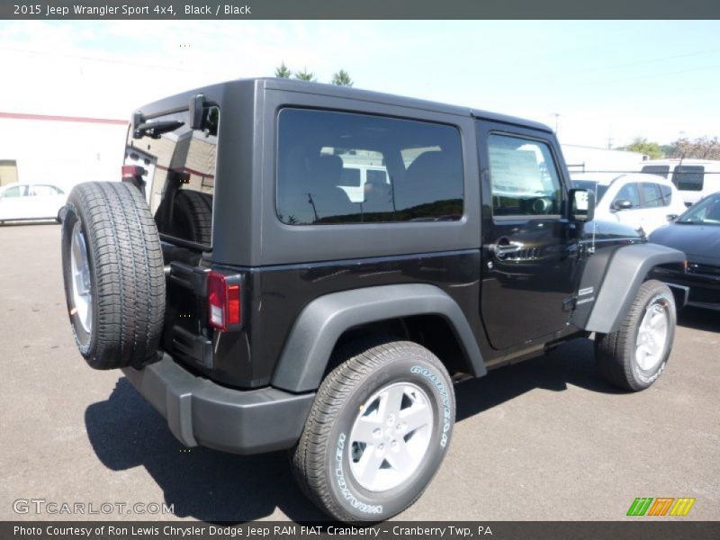 Black / Black 2015 Jeep Wrangler Sport 4x4
