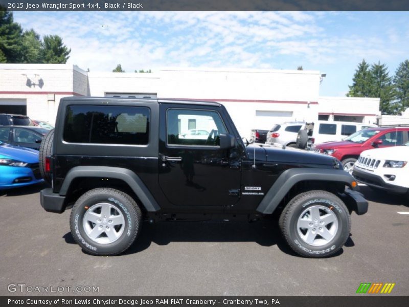 Black / Black 2015 Jeep Wrangler Sport 4x4